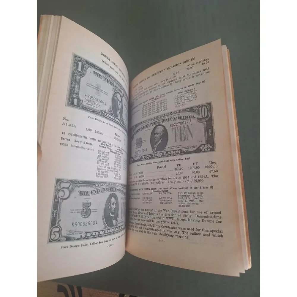 Hewitt Donlon Catalog US Small Size Paper Money 1973 9th Edition
